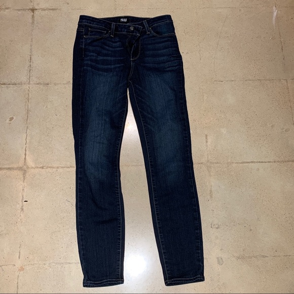 PAIGE Hoxton High Waist Ankle Skinny Jeans